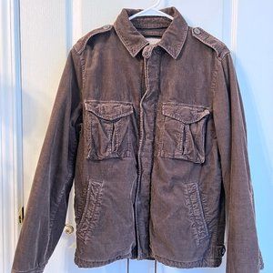 Vintage J. Crew Corduroy Jacket Brown Size S
